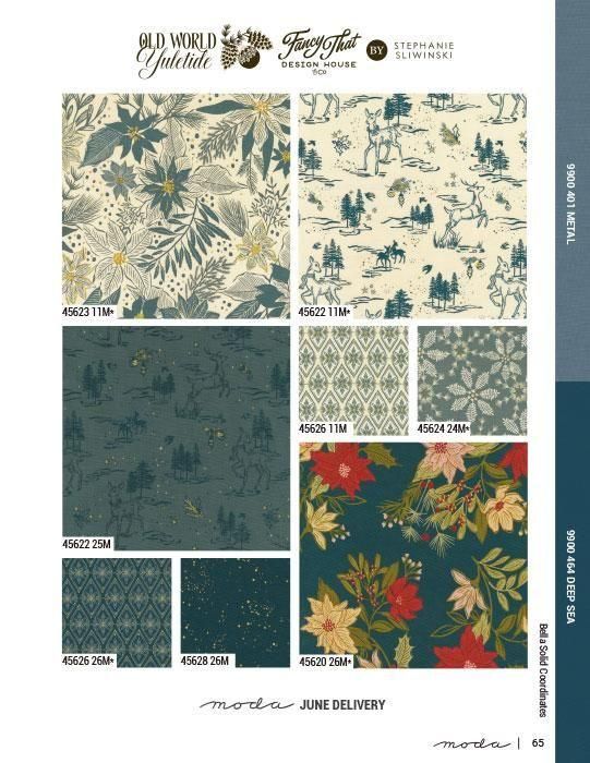 Moda-k モダ | 松ぼっくり柄クリスマス生地 - 布生地通販 -柄が