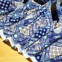 Happy Quilt۷꡼50 粦 Х HQ-2504101(2D-03)  ȥǥʥ ֥롼  110cm<img class='new_mark_img2' src='https://img.shop-pro.jp/img/new/icons5.gif' style='border:none;display:inline;margin:0px;padding:0px;width:auto;' />