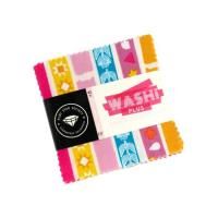 【Ruby Star】Washi Plus-RS1090MC 約6.5×6.5cm (42枚) moda カットクロスセット レトロでポップなWashi(和紙)シリーズ<img class='new_mark_img2' src='https://img.shop-pro.jp/img/new/icons5.gif' style='border:none;display:inline;margin:0px;padding:0px;width:auto;' />
