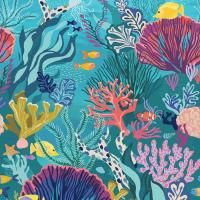 Moda-k Reef-27349-11(3A-04) ӡ ꡼ Ǯӵ    ʪ ӥ ե륷 110cm<img class='new_mark_img2' src='https://img.shop-pro.jp/img/new/icons5.gif' style='border:none;display:inline;margin:0px;padding:0px;width:auto;' />