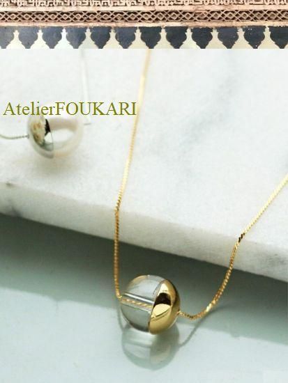 アーバンネックレス＊ゴールド×クリア - モロッコ雑貨とモロッコ