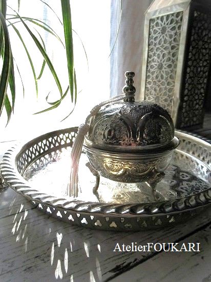 アラビアンナイトの小物入れ－シュガーポット・M- モロッコ雑貨とモロッコファッション|Atelier FOUKARI
