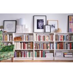 billy書棚（ホワイト）高さ106�のインテリア画像