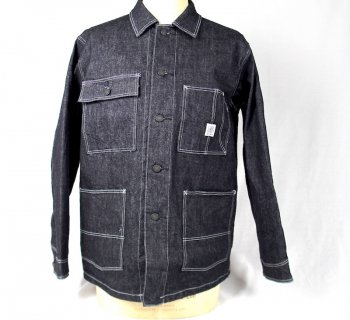 Fully Stretch Denim Coverall Jacket 【Indigo】 - HWZN BROSS