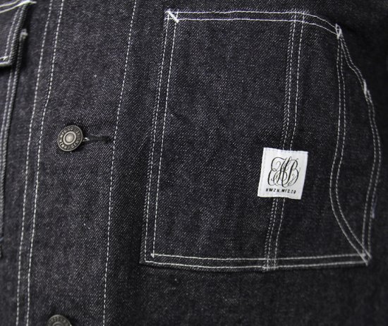 Fully Stretch Denim Coverall Jacket 【Indigo】 - HWZN BROSS