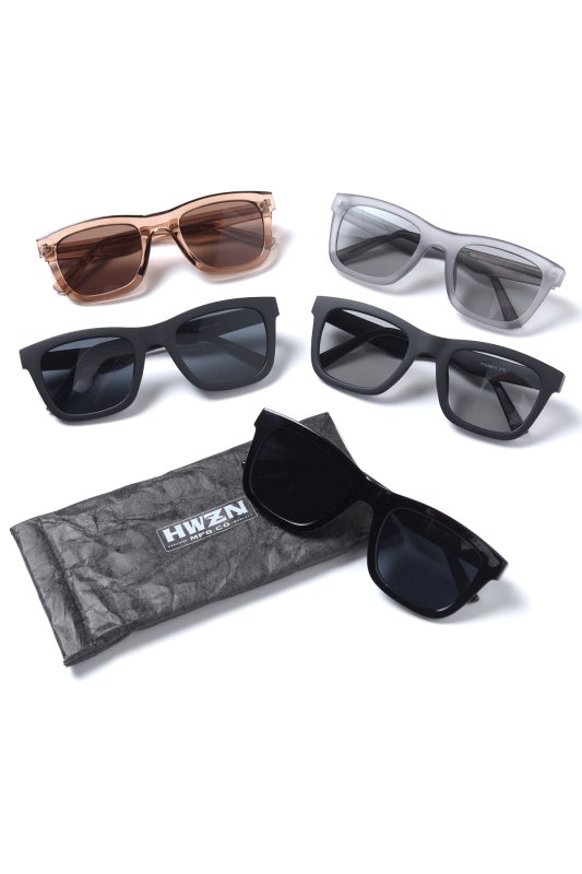 Flatlens Sunglass HB2960 (マットブラック/グレーレンズ） - HWZN BROSS