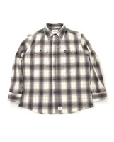 <img class='new_mark_img1' src='https://img.shop-pro.jp/img/new/icons20.gif' style='border:none;display:inline;margin:0px;padding:0px;width:auto;' />FLANNEL classic-SHIRTS (グレー・ホワイト）