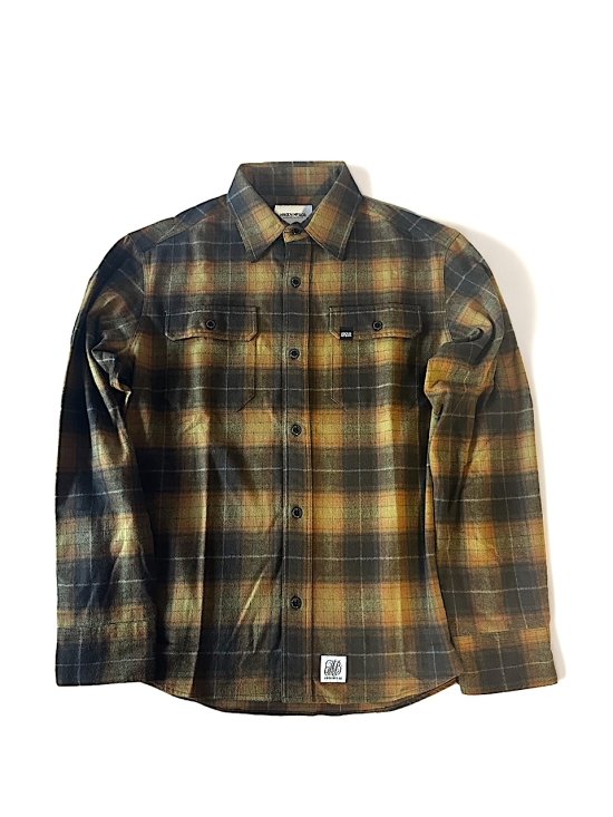 FLANNEL CLASSIC SHIRTS (オレンジ） - HWZN BROSS