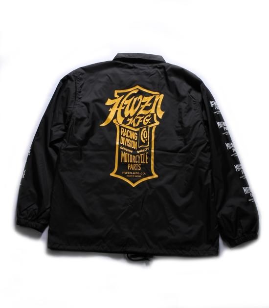 Emblem Logo Coach Jacket (ブラック） - HWZN BROSS