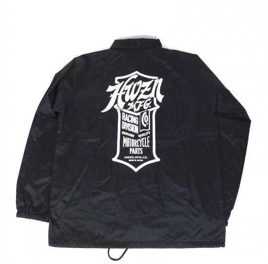 Emblem Logo Coach Jacket (ブラック） - HWZN BROSS