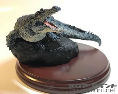 イリエワニ　根付 イリエワニスタチュー - アクアプラント≪ネイチャー系