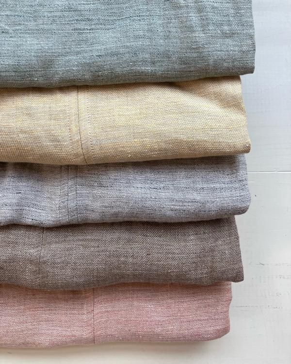 リネンカレンギャザーワンピース - banromsai オンラインショップ