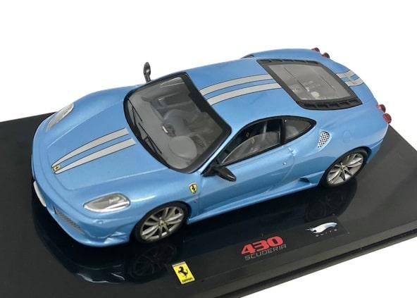 HotWheels Elite 1/43スケール「フェラーリF430スクーデリア」（ブルー