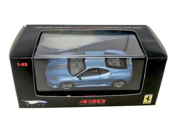 HotWheels Elite 1/43スケール「フェラーリF430スクーデリア」（ブルー