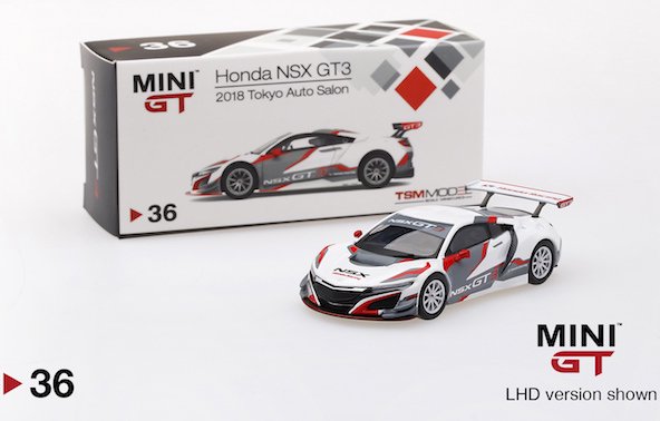 1/64スケール MINI GT 「ホンダNSX GT3」（東京オートサロン2018