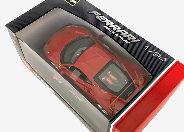 ブラーゴ 1/24スケール「フェラーリ488GTB」（レッド）Race u0026 Playシリーズ｜フェラーリ 、ミニカー｜【スターホビーミニカーストア】ミニカーと自動車の雑貨・グッズの総合通販サイト