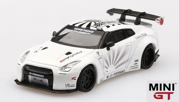 1/64スケール MINI GT LB☆WORKS Nissan GT-R R35 Type 1,リアウイング 