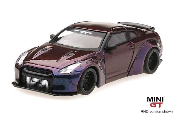 MINIGT 1/64 LBWORKS Nissan GTR R35 パープル - おもちゃ