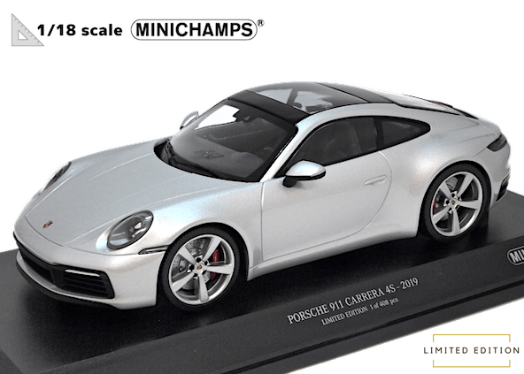 ミニチャンプス 1/18スケール「ポルシェ911(992)カレラ4S 2019 