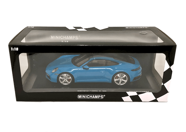 【残りわずか】 ミニチャンプス 1/18スケール「ポルシェ911(992)カレラ4S 2019 乗用車