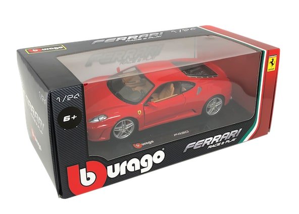 ブラーゴ 1/24スケール「フェラーリ/F430」（レッド）Race & Play 