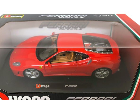 ブラーゴ 1/24スケール「フェラーリ/F430」（レッド）Race & Playシリーズ｜フェラーリ 、ミニカー｜【スターホビーミニカーストア】ミニカーと自動車の雑貨・グッズの総合通販サイト