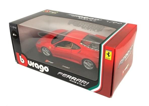 ブラーゴ 1/24スケール「フェラーリ/F430」（レッド）Race & Playシリーズ｜フェラーリ 、ミニカー｜【スターホビーミニカーストア】ミニカーと自動車の雑貨・グッズの総合通販サイト