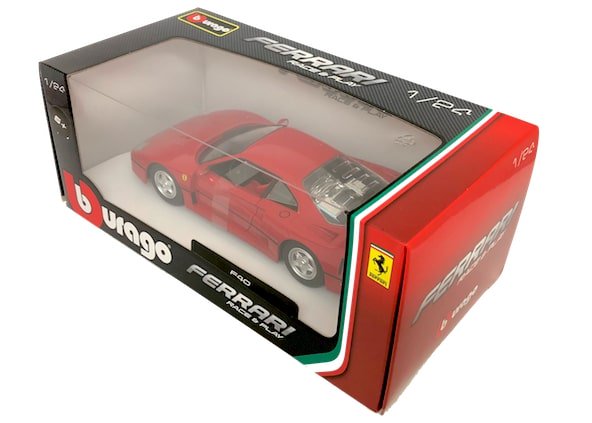 ブラーゴ 1/24スケール「フェラーリ/F40」（レッド）Race u0026 Playシリーズ