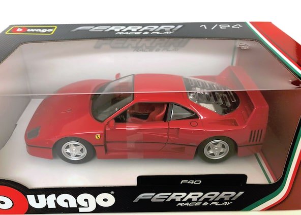 ブラーゴ 1/24スケール「フェラーリ/F40」（レッド）Race & Playシリーズ