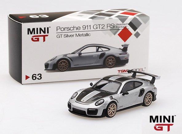 MINIGT ミニGT ポルシェ 911 GT2 RS シルバーメタリック 限定