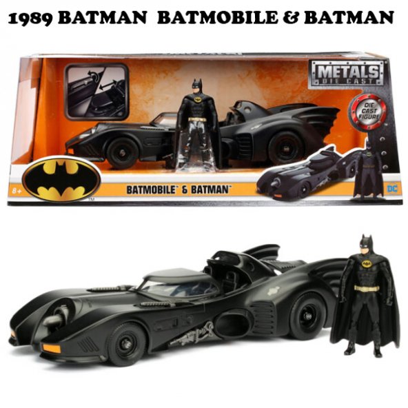 1/24スケール 1989 BATMAN BATMOBILE W/BATMAN 