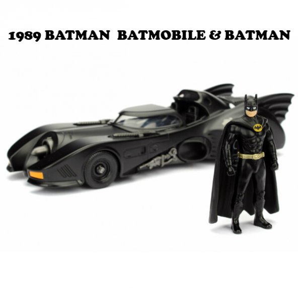 1/24スケール 1989 BATMAN BATMOBILE W/BATMAN 