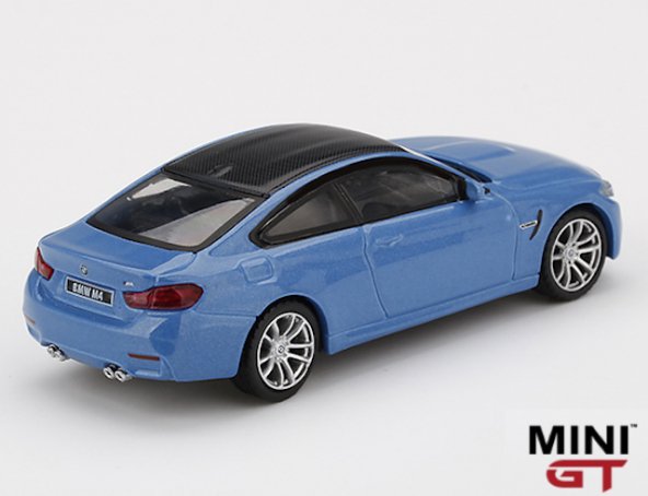 1/64スケール MINI GT「BMW M4」 (F82) Yas Marina Blue Metallic