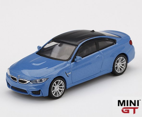 1/64スケール MINI GT「BMW M4」 (F82) Yas Marina Blue Metallic