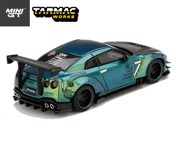 MINI GT x TARMACコラボ 1/64スケール「LB☆WORKS 日産GT-R」(マジック