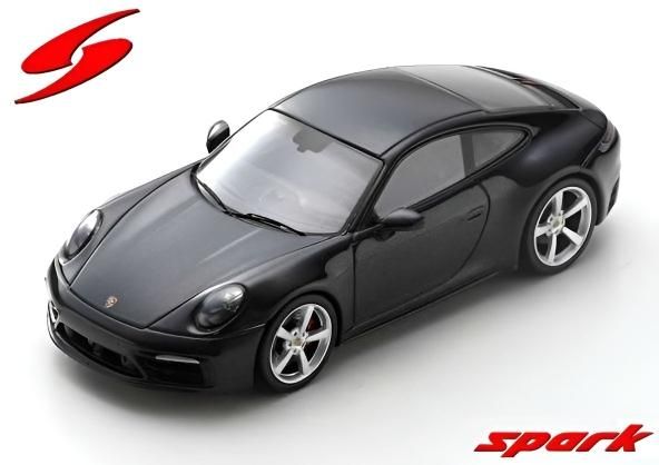 SPARK 1/43スケール「ポルシェ911(992)カレラ4S 2019」(ブラック