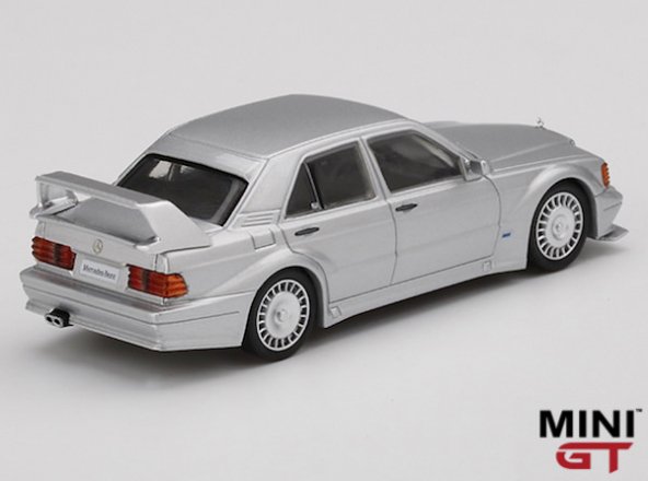 MINI GT 1/64スケール「メルセデスベンツ 190E 2.5-16 エヴォリューション II」(DTMシルバー)ミニカー