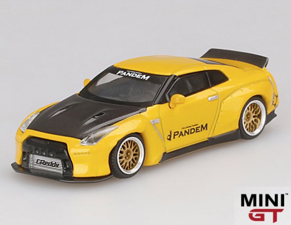 1/64スケール MINI GT「PANDEM 日産GT-R(R35)Duck Tail」(メタリック 
