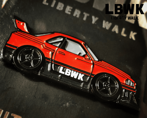 Liberty Walk「LBWK ピンバッチ」(デザイン/LB-ER34 Super Liberty Walk「LBWK ピンバッチ」(デザイン/LB-ER34 Super