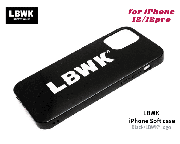 Liberty Walk「LBWK iPhone12/12Pro用ソフトケース」(ブラック