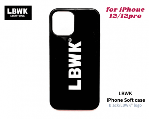 Liberty Walk「LBWK  iPhone12/12Pro用ソフトケース」(ブラック)