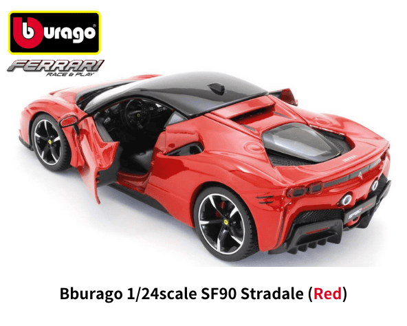 Bburago 1/24スケール「フェラーリ SF90ストラダーレ」(レッド