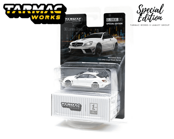 TARMAC WORKS 1/64スケール「メルセデスベンツ C63AMGクーペ ブラックシリーズSPECIAL  EDITION」(ホワイトメタリック) ミニカー｜【スターホビーミニカーストア】ミニカーと自動車の雑貨・グッズの総合通販サイト