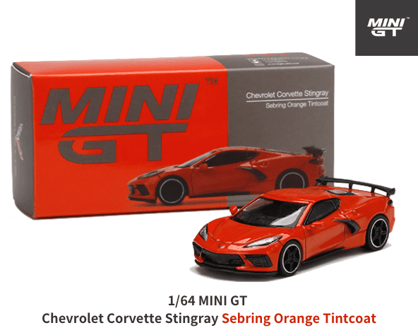 MINI GT 1/64スケール「シボレー・コルベット スティングレイ 