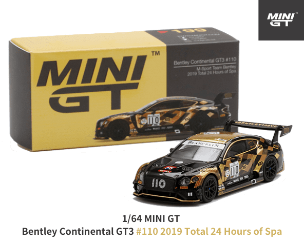 MINI GT 1/64スケール「ベントレー・コンチネンタルGT3 MINI GT 1/64スケール「ベントレー・コンチネンタルGT3