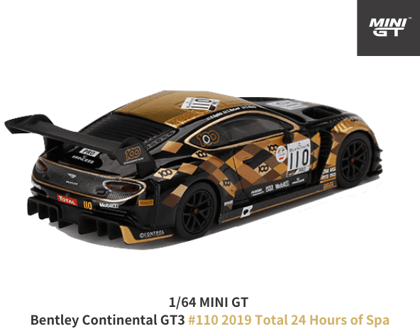 MINI GT 1/64スケール「ベントレー・コンチネンタルGT3 MINI GT 1/64スケール「ベントレー・コンチネンタルGT3