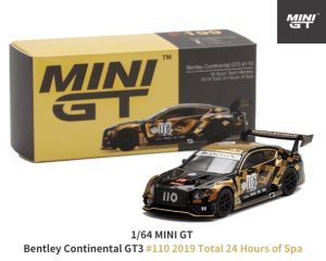 MINI GT 1/64スケール「ベントレー・コンチネンタルGT3