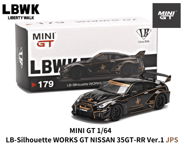 リバティーウォークLBWK MINI GT 1/64 35GT-RR Ver 1-