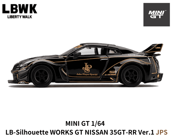 リバティーウォークLBWK MINI GT 1/64 35GT-RR Ver 1