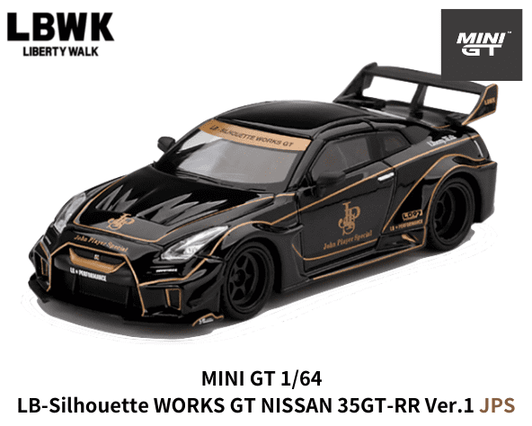 1/64スケール MINI GT「LB-Silhouette WORKS GT NISSAN 35GT-RR Ver.1 